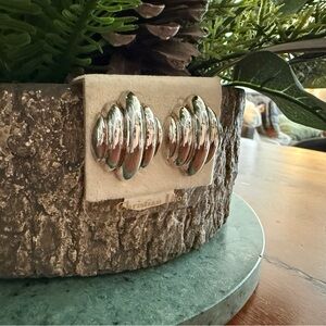 Dior Sterling Silver Clip-On Earrings